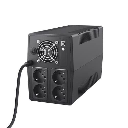 Onduleur en veille Trust Paxxon - 1,50 kVA/900 W - Fixation Murale - AVR - 8 Heure(s) Recharge - 1,33 Minute(s) Stand-by -