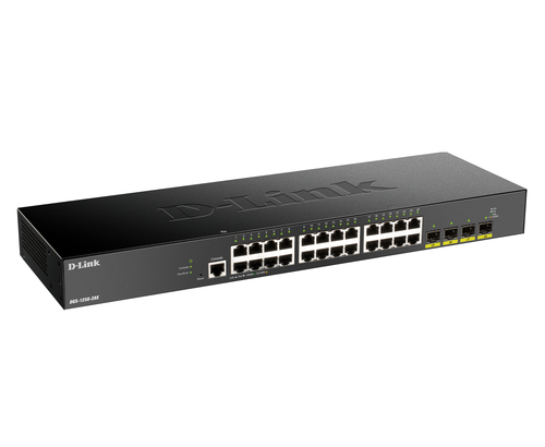 D-Link DGS-1250 DGS-1250-28X 24 Ports Manageable Ethernet Switch - Gigabit Ethernet, 10 Gigabit Ethernet - 1000Base-T, 10G