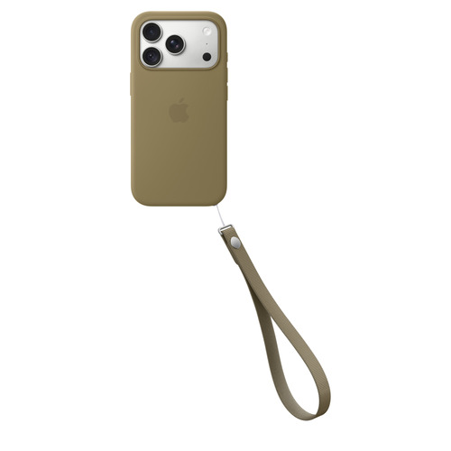 Apple Wrist Strap – Olive. Product type: Wristlet strap, Product colour: Olive, Material: Polyethylene terephthalate (PET)
