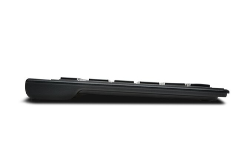 Kensington Advance Fit Keyboard - Wireless Connectivity - Black - 10 m - 2.40 GHz - Volume Control, Multimedia, Mute, Slee