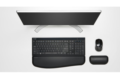 Kensington Advance Fit Keyboard - Wireless Connectivity - Black - 10 m - 2.40 GHz - Volume Control, Multimedia, Mute, Slee