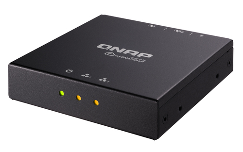 QNAP QuWakeUp QWU-100. Product colour: Black, LED indicators: LAN, Status. Processor frequency: 900 MHz, Internal memory: 