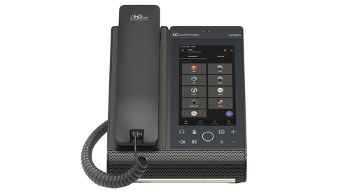 Teams C470HD Total Touch IP-Phone PoE GbE black with integrated BT and Dual Band Wi-Fi
2 Ethernet 10/100/1000 ports, 720x1