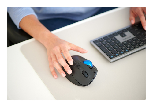 Kensington KB535 Keyboard - Full-size - Wireless Connectivity - USB Type A Interface - English (UK) - Space Gray - Scissor