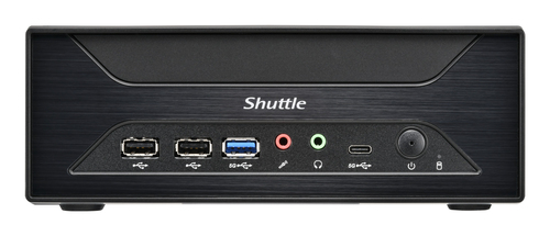 Shuttle XPC slim Barebone XH810 - S1851, Intel H810, 1xDP, 2xHDMI, 3x COM (RS232) , 2x Intel LAN,2x2.5", 8x USB, 3x M.2, 2