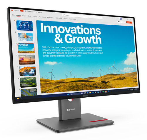 Lenovo ThinkVision P24QD-40 24" Class WQHD LED Monitor - 16:9 - Eclipse Black - 60.5 cm (23.8") Viewable - In-plane Switch