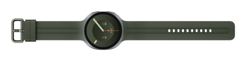 Samsung Galaxy Watch9 SM-L350 Smartwatch - 46 mm Case Height - 43,70 mm Case Width - Silber Body Color - Oliv Band Color -