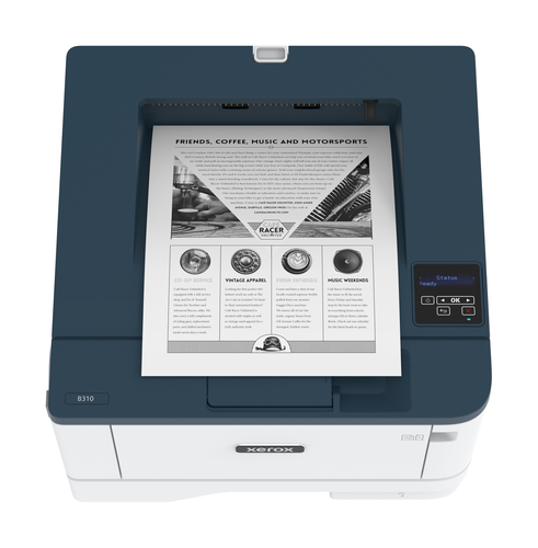 Xerox B310 A4 40ppm Wireless Duplex Printer PS3 PCL5e/6 2 Trays Total 350 Sheets. Print technology: Laser. Number of print