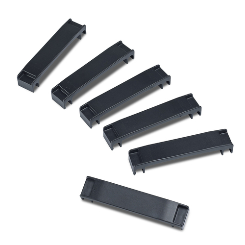 APC NetShelter Cable Management, Vertical Cable Manager, Cable Retainer, for NetShelter SX 750mm W, Set of 6, 109 x 13 x 2
