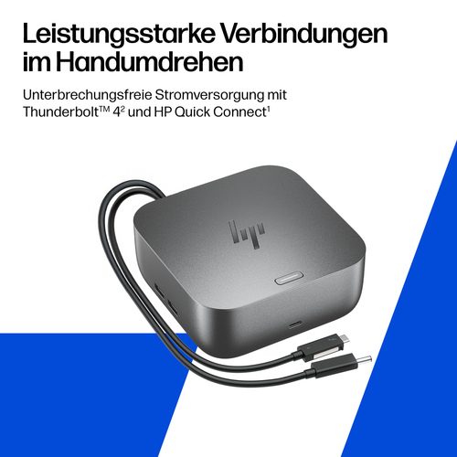 HP Thunderbolt 4 Ultra 280 W G6 Dockingstation. Konnektivitätstechnologie: Kabelgebunden, Hostschnittstelle: Thunderbolt 4