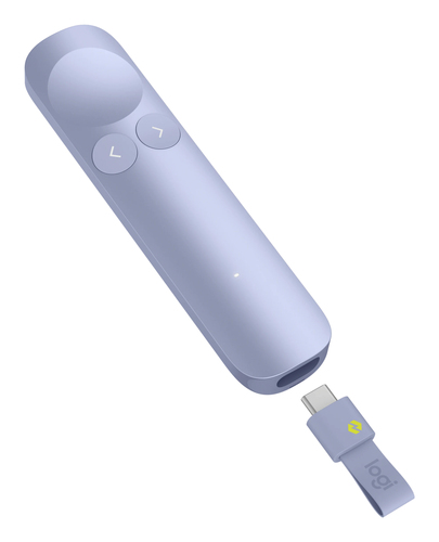 Logitech Spotlight 2. Interface recetor wireless: USB, Tecnologias sem fios: Bluetooth/RF, Alcance sem fios: 30 m. Cor do 