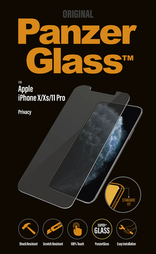 PanzerGlass ® Privacy Screen Protector iPhone 11 Pro | Xs | X | Standard Fit. Brand compatibility: Apple, Compatibility: A