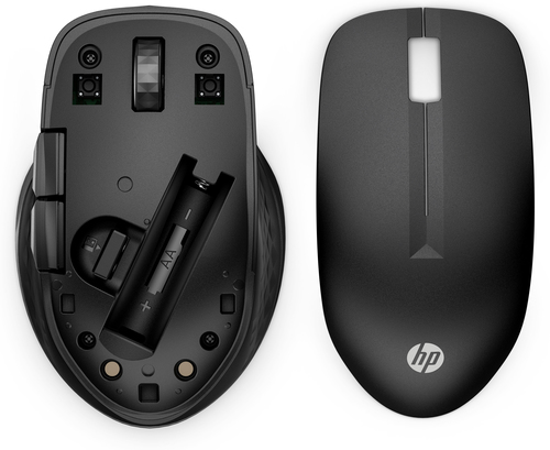 HP 430 Multi-Device Wireless Mouse. Form factor: Ambidextrous. Movement detection technology: Optical, Device interface: R