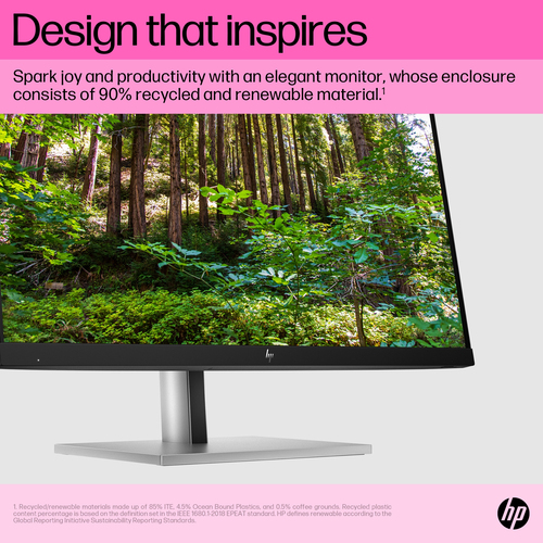 HP E24t G5 FHD Touch Monitor. Display diagonal: 60.5 cm (23.8"), Display resolution: 1920 x 1080 pixels, HD type: Full HD,