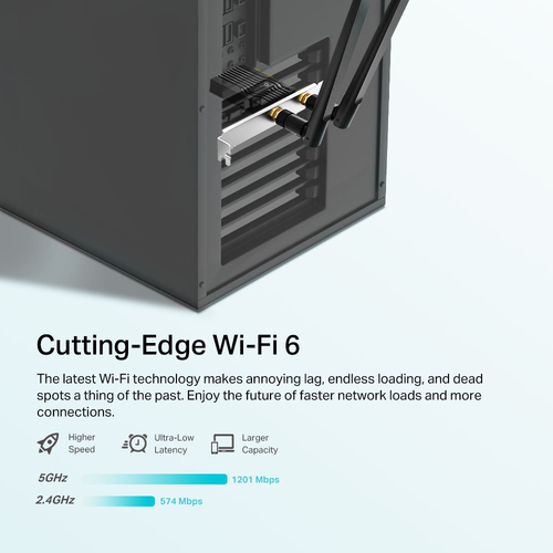 TP-Link Archer TX20E Dualband Wi-Fi/Bluetooth-Kombi-Adapter für Desktop Computer, Server - IEEE 802.11ax - PCI Express - 2