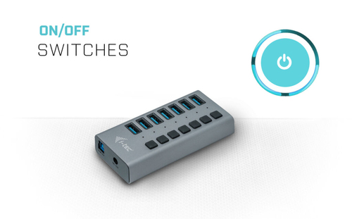 I-TEC USB 3.0 HUB 7 PORT 36 W I-TEC USB 3.0 HUB 7 PORT 36 W