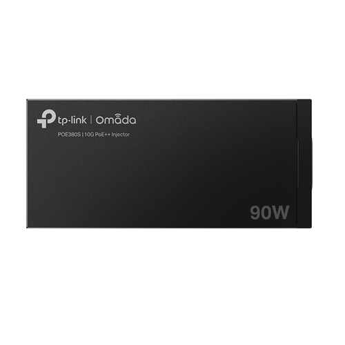 Omada POE380S PoE++-Injektor - 120 V AC, 230 V AC Eingang - 1 x RJ-45 Eingangsport(s) - 1 x RJ-45 Ausgangsport(s) - 90 W