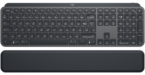 Logitech MX Keys Advanced Wireless Illuminated Keyboard. Facteur de forme du clavier: Taille réelle (100 %). Style de clav
