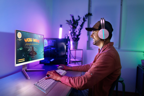 Monitor LED da gioco Evnia 27M2N3201A 685,8 mm (27") Class Full HD - 16:9 - Bianco - 68,6 cm (27") Viewable - Tecnologia I