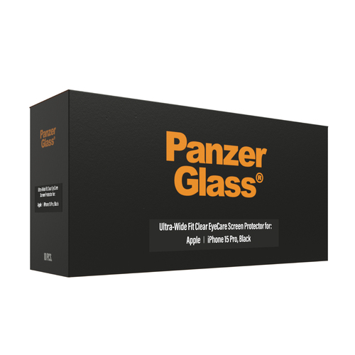 PanzerGlass EyeCare Displayschutz für Apple iPhone 15 Pro - Transparent - 1 Stück - für Widescreen OLED iPhone 15 Pro - St