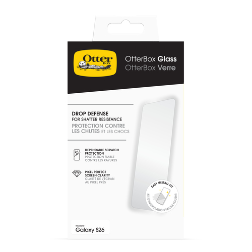 OtterBox 9H Vidro Protetor de ecrã para Samsung - Claro - Para AMOLED Smartphone - Resistente ao desgaste, Resistente a im