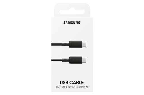Samsung Charging Cable - 1 m - For USB Type C Device - USB Type C / USB Type C - 20 V DC / 5 A - Black