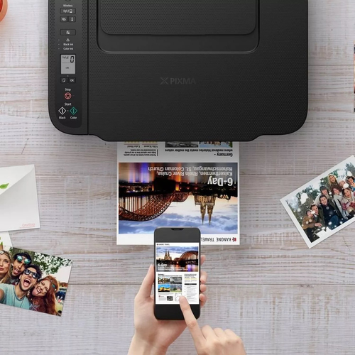Canon PIXMA TS3550i. Tecnologia de impressão: Jato de tinta, Impressão: Impressão a cores, Resolução Máxima: 4800 x 1200 D