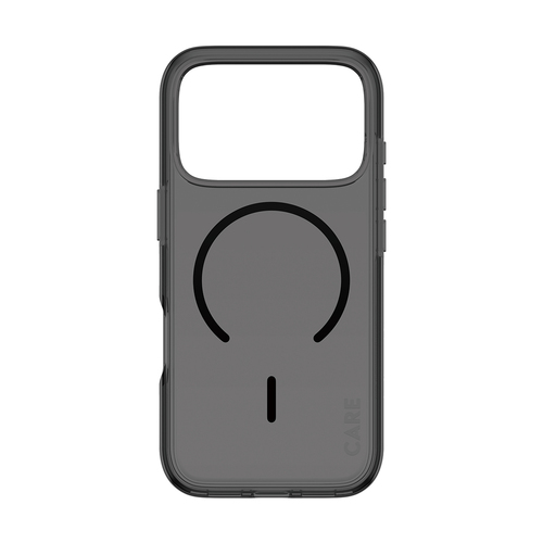 PanzerGlass CARE™ by ® Smokey Case w. Black MagSafe iPhone 17 Pro. Etui-Typ: Cover, Markenkompatibilität: Apple, Kompatibi