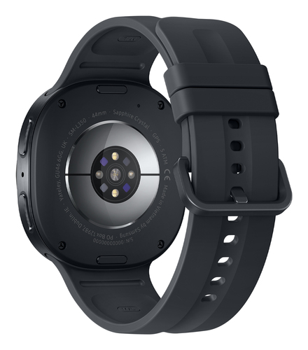 Samsung Galaxy Watch9 SM-L350 Smartwatch - 46 mm Case Height - 43,70 mm Case Width - Graphit Body Color - Schwarz Band Col