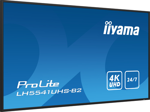 iiyama ProLite LH5541UHS-B2 1386,84 mm 4K UHD LCD Digital-Signage-Display - 24 Stunden/7 Tage Betrieb - IPS-Technologie (I