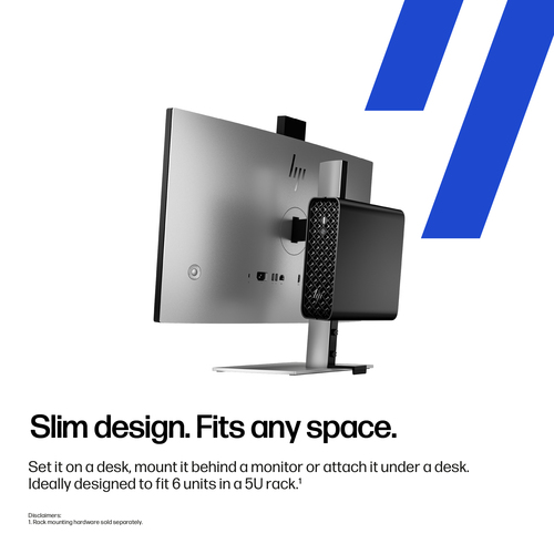 HP Z2 Mini G1i Workstation - 1 x Intel Core Ultra 7 265K - 32 GB - 1 TB SSD - Mini PC - Black - Intel W880 Chip - Windows 