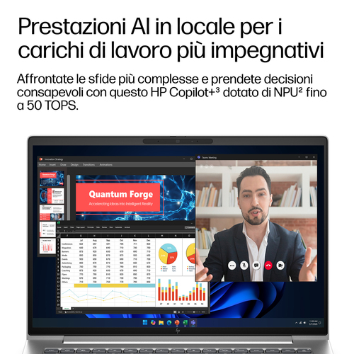 HP EliteBook 6 G2a 14 inch Notebook Next Gen AI PC Wolf Pro Security Edition. Tipo di prodotto: Computer portatile, Fattor