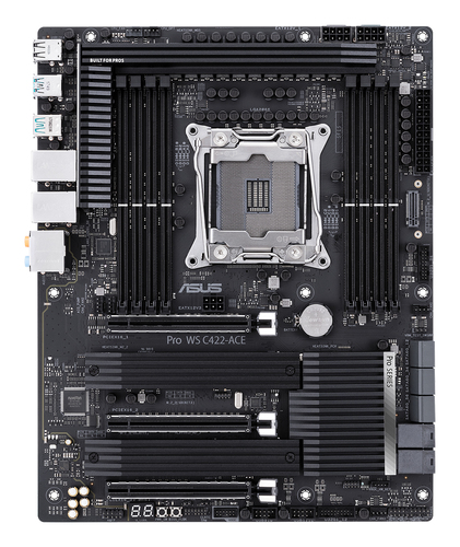 ASUS Pro WS C422-ACE. Processor manufacturer: Intel, Processor socket: LGA 2066 (Socket R4), Compatible processor series: 