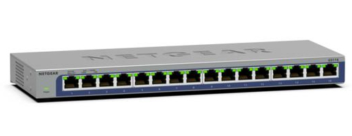 Netgear Business GS116v3 16 Ports Ethernet Switch - Gigabit Ethernet - 10/100/1000Base-T - 2 Layer Supported - 8.10 W Powe