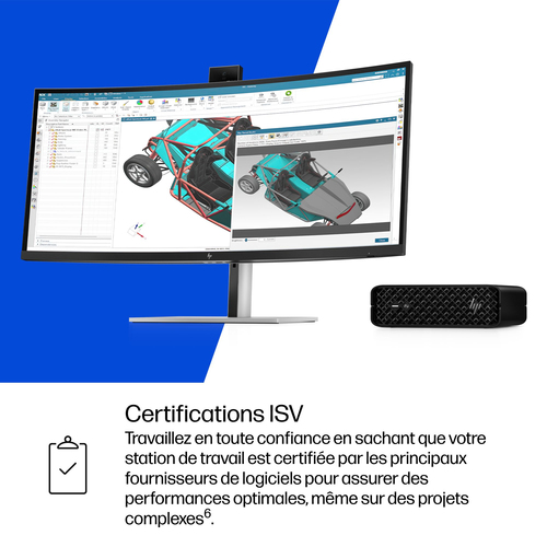 HP Z2MiniG1i Ultra7-265/512 W11P Dutch/French localization - Workstation. Processor family: Intel Core Ultra 7, Processor 