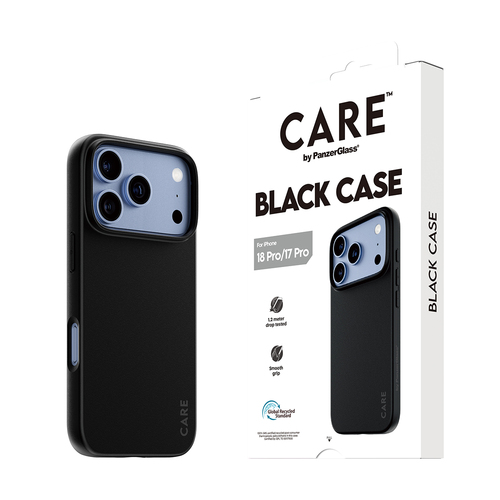 PANZERGLASS CARE CASE TPU IPHONE 17 PRO/18 PRO BLACK