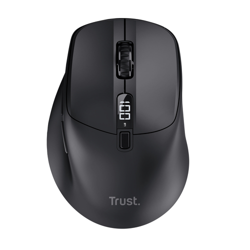 Trust Zevo Kleine Größe Maus - Bluetooth/Radio-Frequenz - USB 2.0 Typ A - Optisch - Schwarz - PC, Mac - Kabellos - 2,40 GH