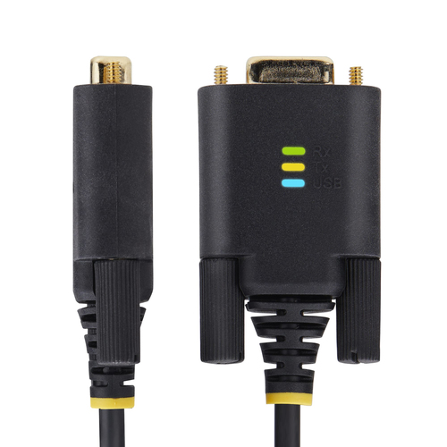 StarTech.com 1P10FFC-USB-SERIAL. Produktfarbe: Schwarz, Kabellänge: 3 m, Anschluss 1: USB Typ-A. Verpackungsbreite: 220 mm