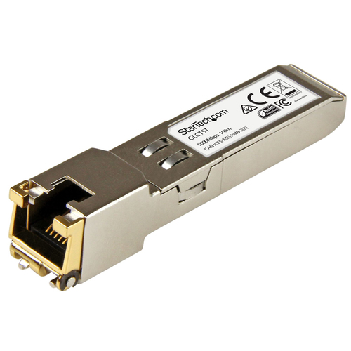 StarTech.com 10050-ST. SFP Transceiver-Typ: Kupfer, Maximale Datenübertragungsrate: 1250 Mbit/s, Schnittstelle: SFP. Produ