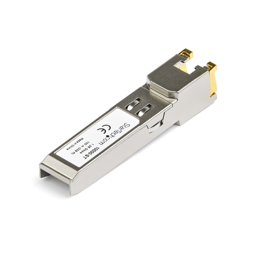 StarTech.com 10050-ST. SFP Transceiver-Typ: Kupfer, Maximale Datenübertragungsrate: 1250 Mbit/s, Schnittstelle: SFP. Produ