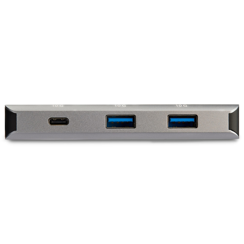 StarTech.com 3 Port USB C Hub with Gigabit Ethernet - 2x USB-A/1x USB-C - SuperSpeed 10Gbps USB 3.2 Gen 2 Type C Hub - USB