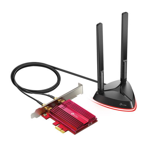 TP-Link TX3000E IEEE 802.11ax Bluetooth 5.0 Dual Band Wi-Fi/Bluetooth Combo Adapter for Desktop Computer, Gaming Controlle