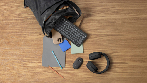 Logitech Pebble Mouse - Bluetooth - Graphite - Wireless