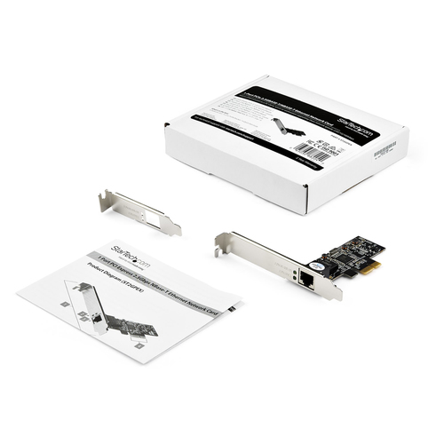 StarTech.com ST2GPEX 2.5Gigabit Ethernet Adapter for Access Point, Switch, Workstation - 2.5GBase-T, 1000Base-T, 10/100Bas