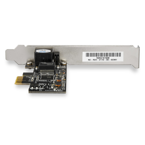 StarTech.com ST2GPEX 2.5Gigabit Ethernet Adapter for Access Point, Switch, Workstation - 2.5GBase-T, 1000Base-T, 10/100Bas