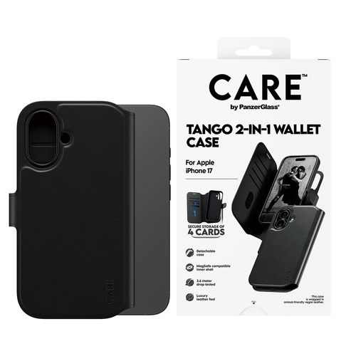 CARE Carrying Case (Wallet) Apple iPhone 17 Smartphone - Tango
