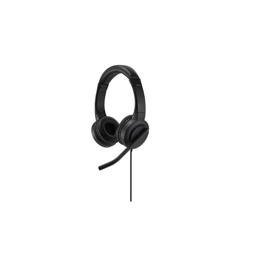 Kensington H1000 Kabel Auf den Ohren, Kopfbügel Stereo Headset - Schwarz - Binaural - Geschlossen - 20 Hz bis 20 kHz Frequ