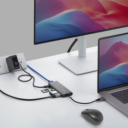 StarTech.com USB 3.2 Typ C Docking Station für Notebook, MacBook, Mobile Workstation, Festplatte, Smartphone, Tablet-PC, W
