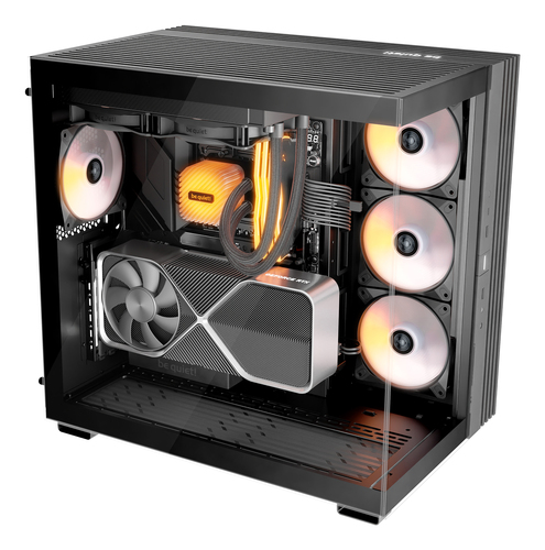 be quiet! Light Base 600 LX Black Computergehäuse - ATX, Micro ATX, Mini ATX Motherboard Supported - Midi-Tower - Stahl, G