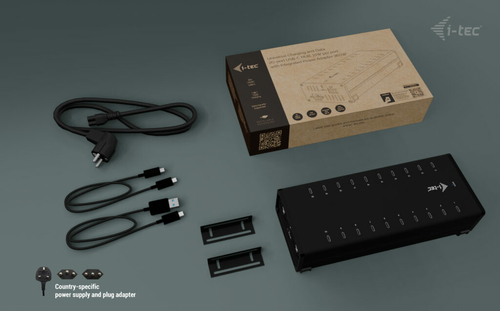 i-tec USB Hub - USB 3.2 (Gen 1) Type C - 640 MB/s, 60 MB/s - Desktop - Desktop - 20 Total USB Port(s) - PC